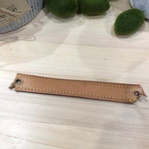 5 inch Piece of Louis Vuitton Leather Strap